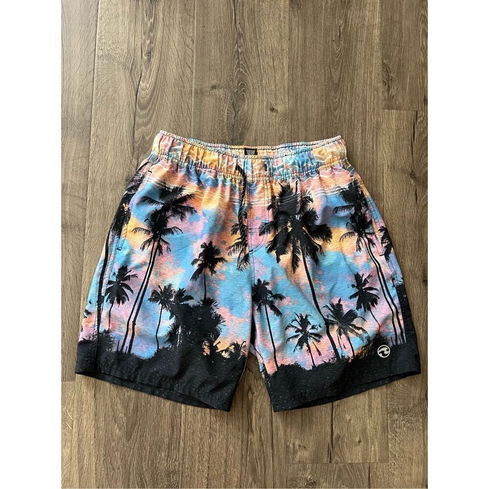 OCEAN CURRENT Men’s swim trunks palm trees sz. XL